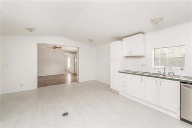 Kitchen and dining area