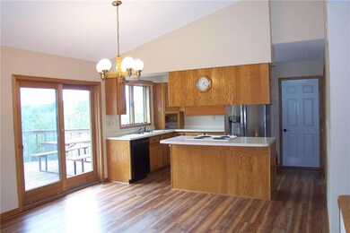 Patio leads out to large wood deck in the rear!