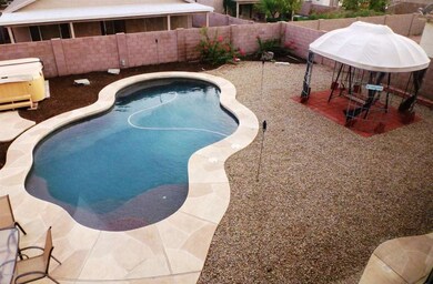 Pool and gazebo