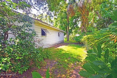 Backside of Garage On Lot