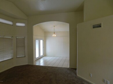 Living room to dining area