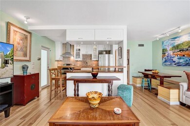 Open Floor plan for the two bedroom unit