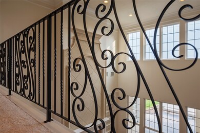 Designer wrought-iron spindles and ornate gates gr