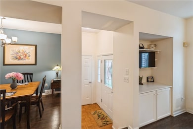 Front entry view from inside
