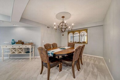 Dining Room with Tray Ceiling