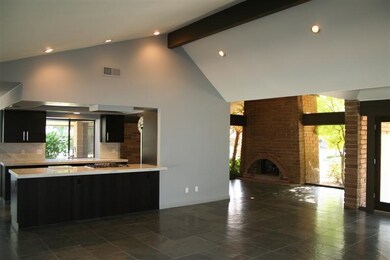 Living room to kitchen & family room