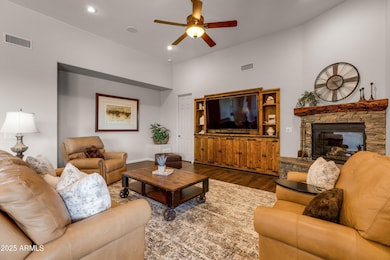 Great Room with Cozy Fireplace