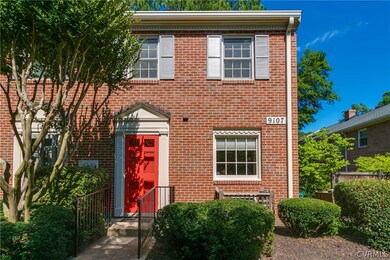 Front entrance with wrought iron railings and new