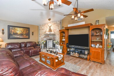 Imagine enjoying a night by the fireplace.