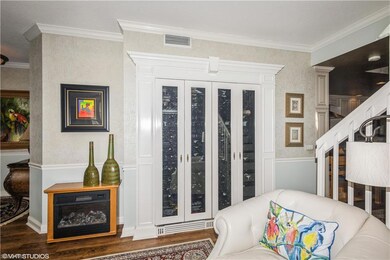 built in wine storage