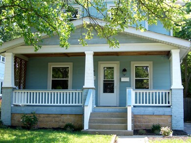 Welcoming front porch