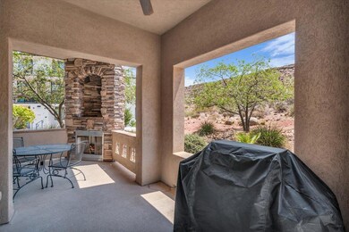 Covered Pation with fireplace