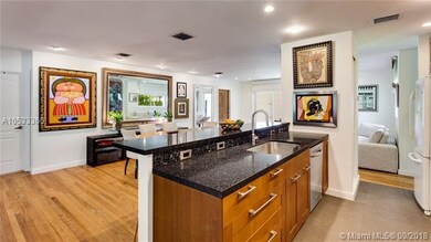 Kitchen open to the dining room