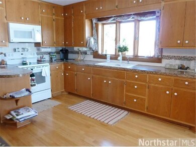 Beautiful refinished maple flooring compliments th