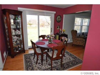 Dining Room. Dining area with replacement slider t