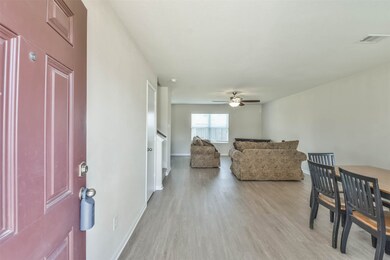 View from front entry...Look at those awesome recently installed floors!
