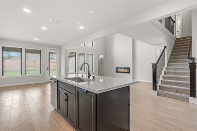 Very open concept with very large casual dining space!