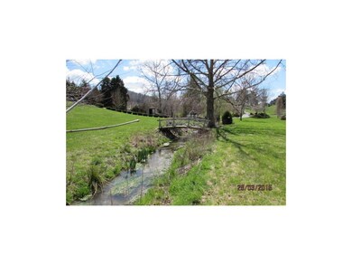 Small stream crosses in front