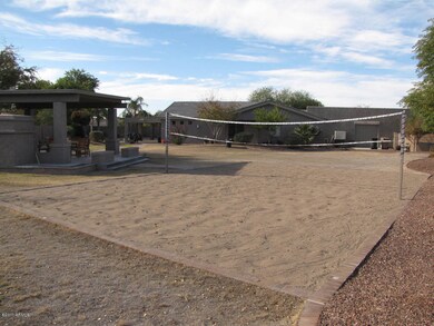 Backyard and Volley Ball Court