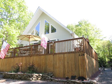 View from driveway