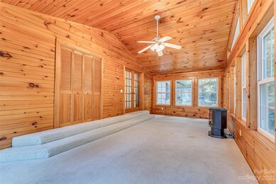 Family Room with Cathedral Ceiling