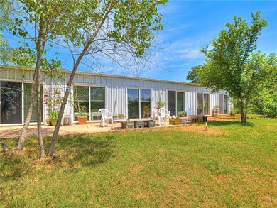 Glass sliders along the south side warm the spaces