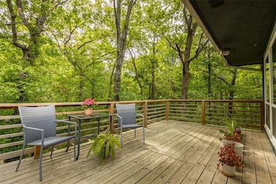 Large Back Deck overlooking private back yard