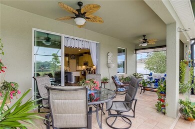 Large outside covered patio