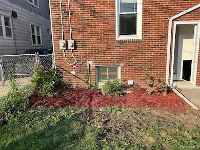 View of home's exterior with brick siding