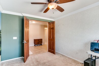 Double Doors into Home Office