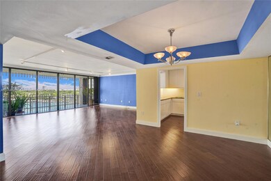Open dining/living area