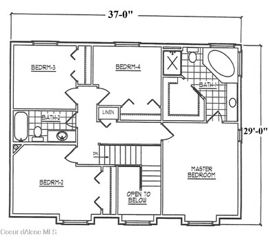 Logan Floor Plan - Upper