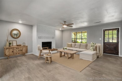 Virtually staged living area.  Great natural light