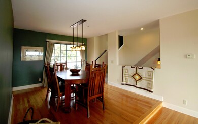 DINING AREA W/OAK FLOORS