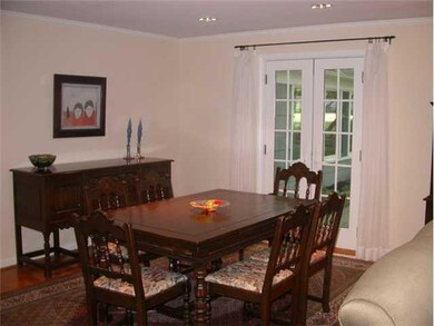 Dining Room Dining Room with french doors to the p