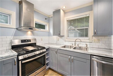 Gas stove and dishwasher