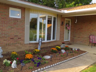 Welcoming front entrance