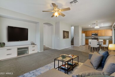 Family Room Virtual staging