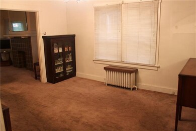 Dinning room with two built in china closets.