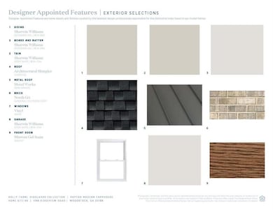 Exterior product and color selections