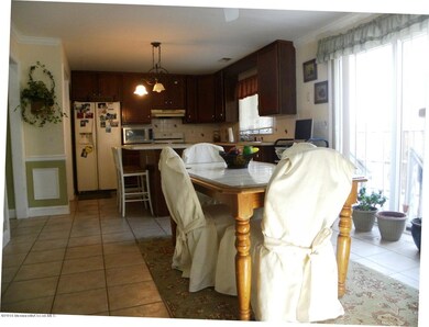 kitchen and dining area