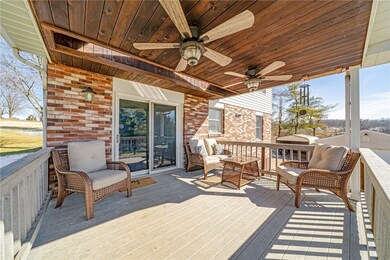 Large, covered compost deck