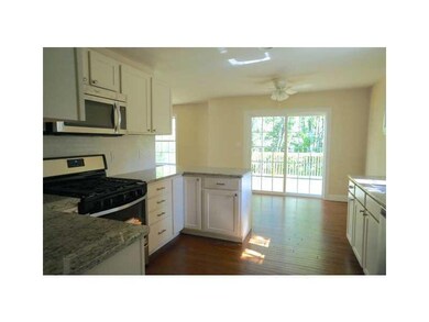 Kitchen. Beautiful hardwood floors...