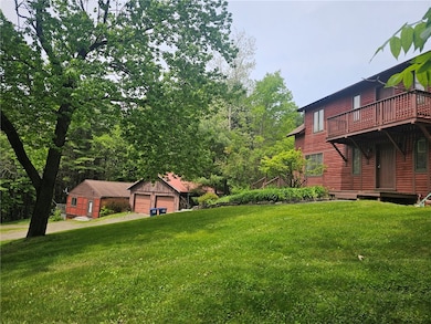 House, cottage, 2 car garage.