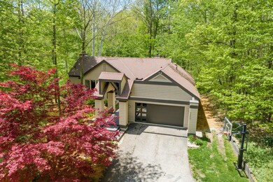 Aerial front of house
