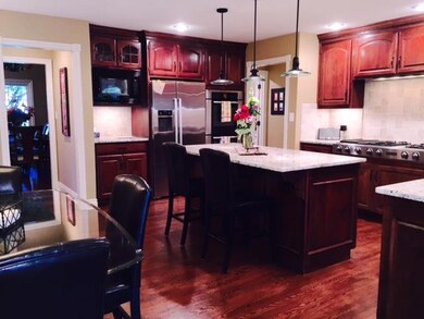 Kitchen...double oven...stainless steel appliances