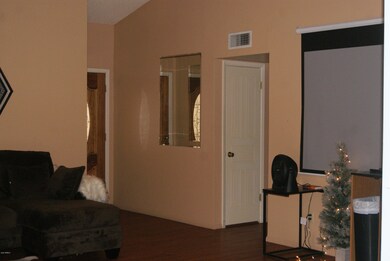 entry way to family room
