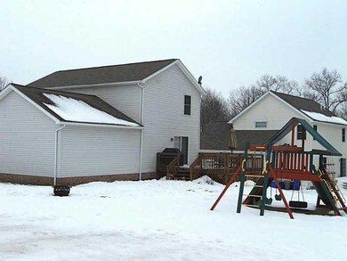 Exterior Back. spacious rear yard