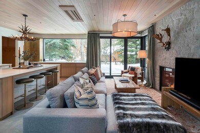 lots of window and a deck