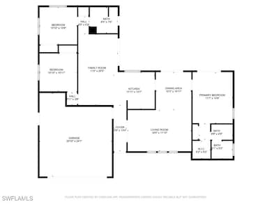 Floor Plan 924 SE 15th Ter, Cape Coral, FL 33990